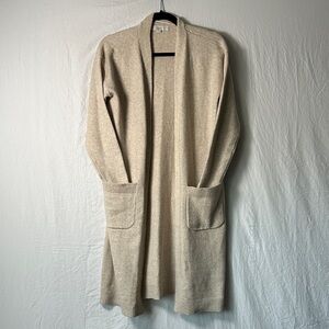 LOFT Ivory Knit Cardigan